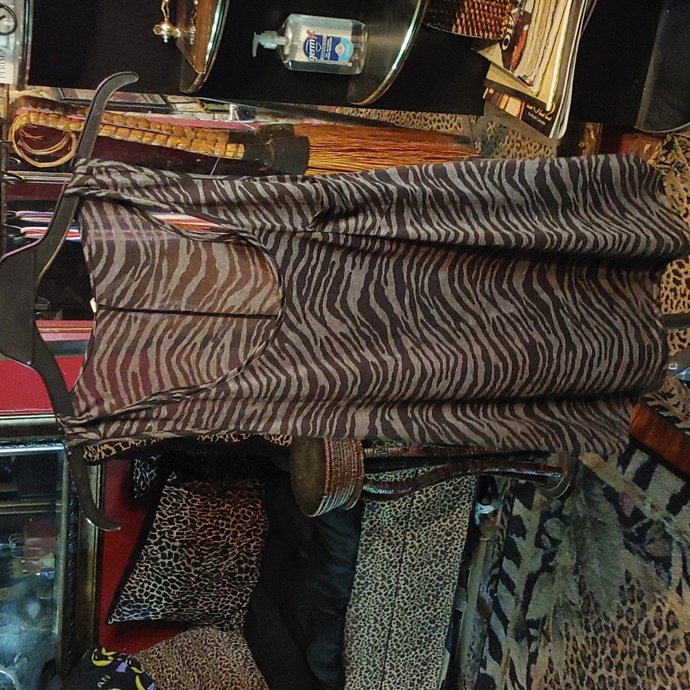Women's animal print tank top